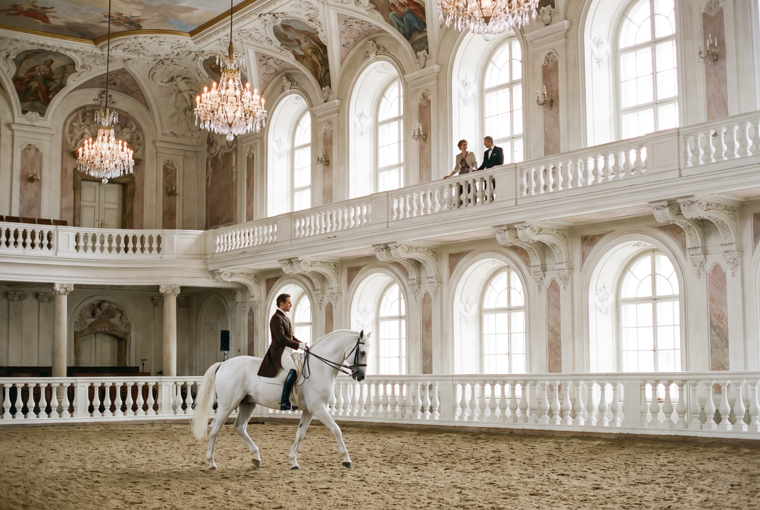 Lipizzaners, then strudel.