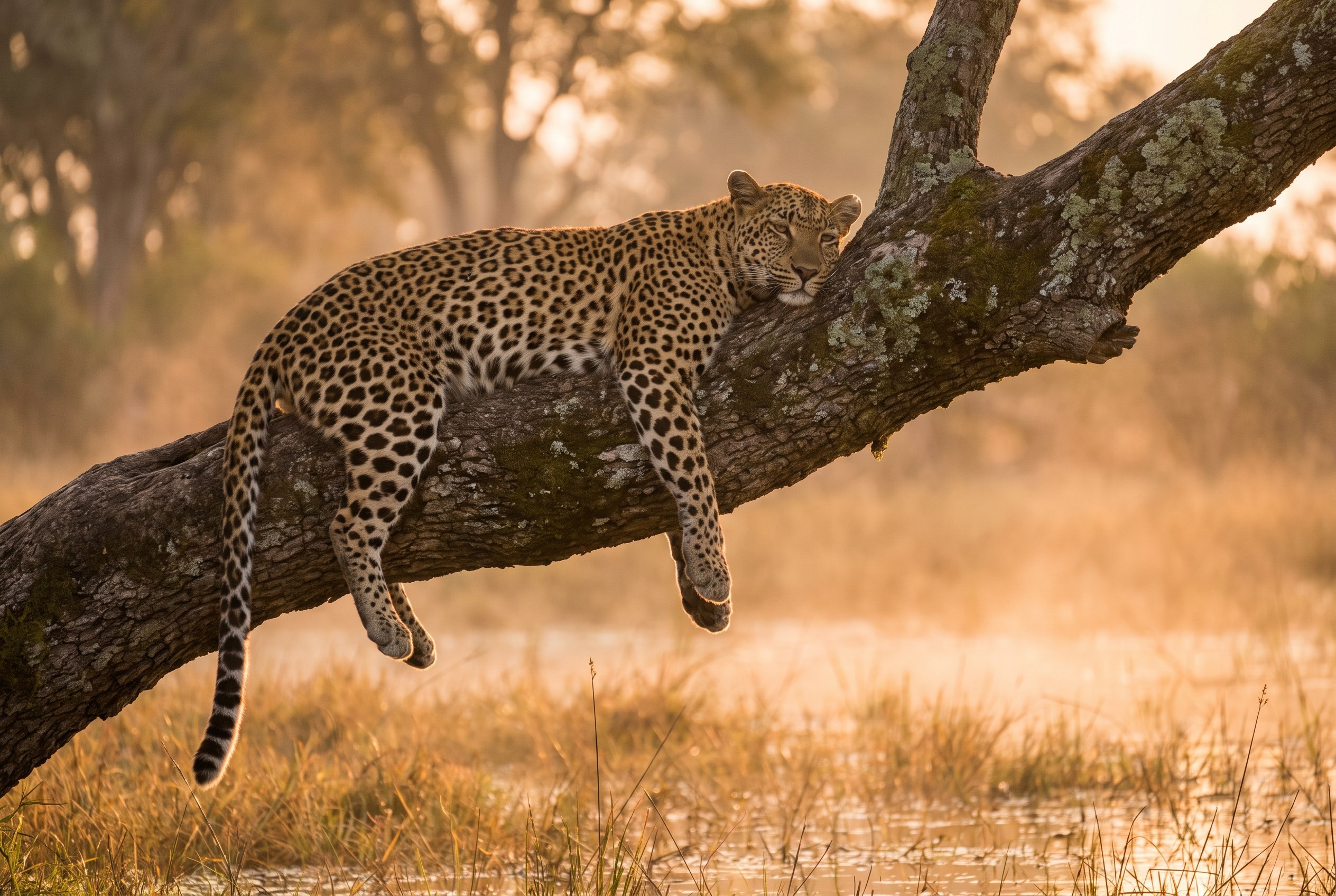 Big cats, close.