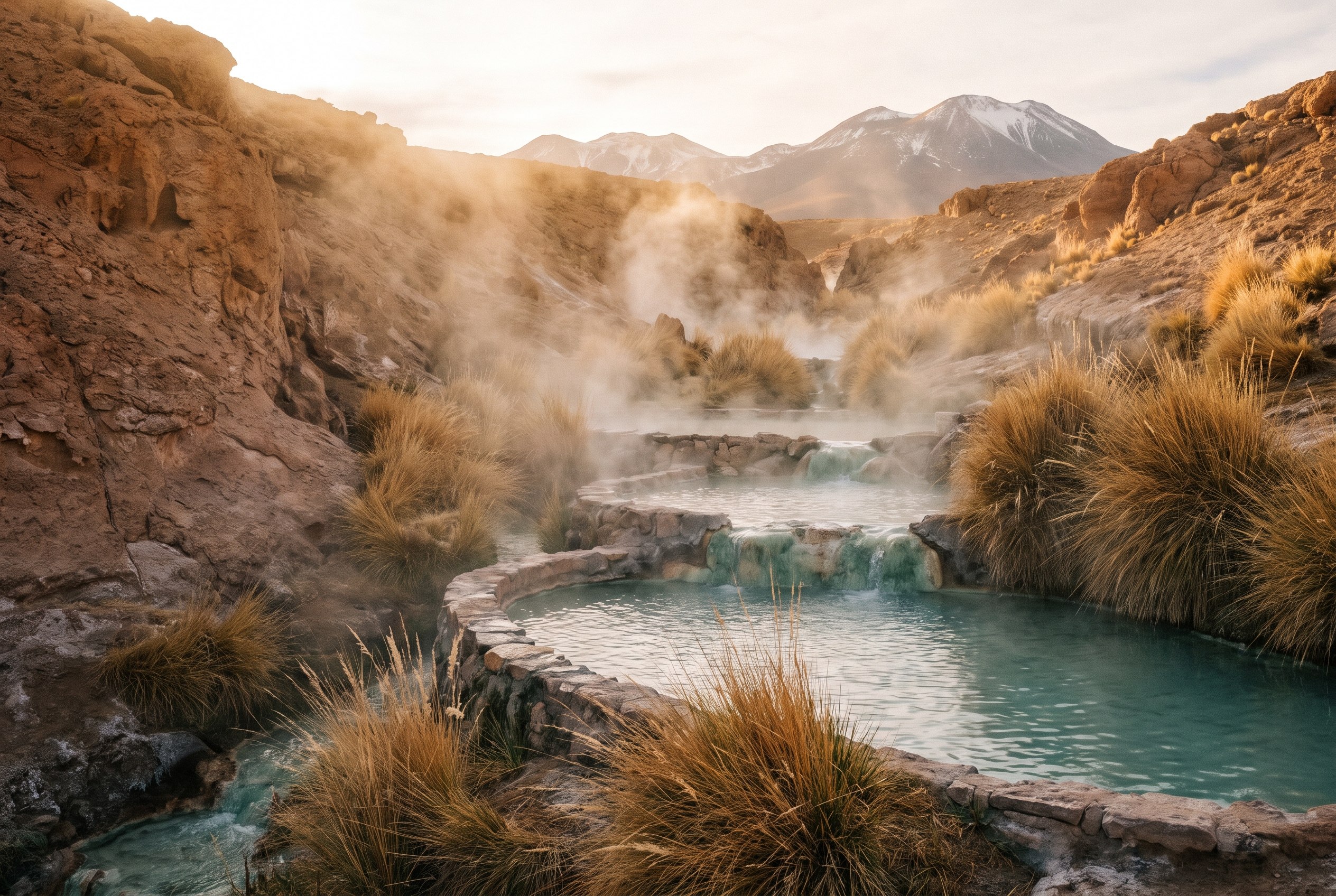 Mars, with hot springs.