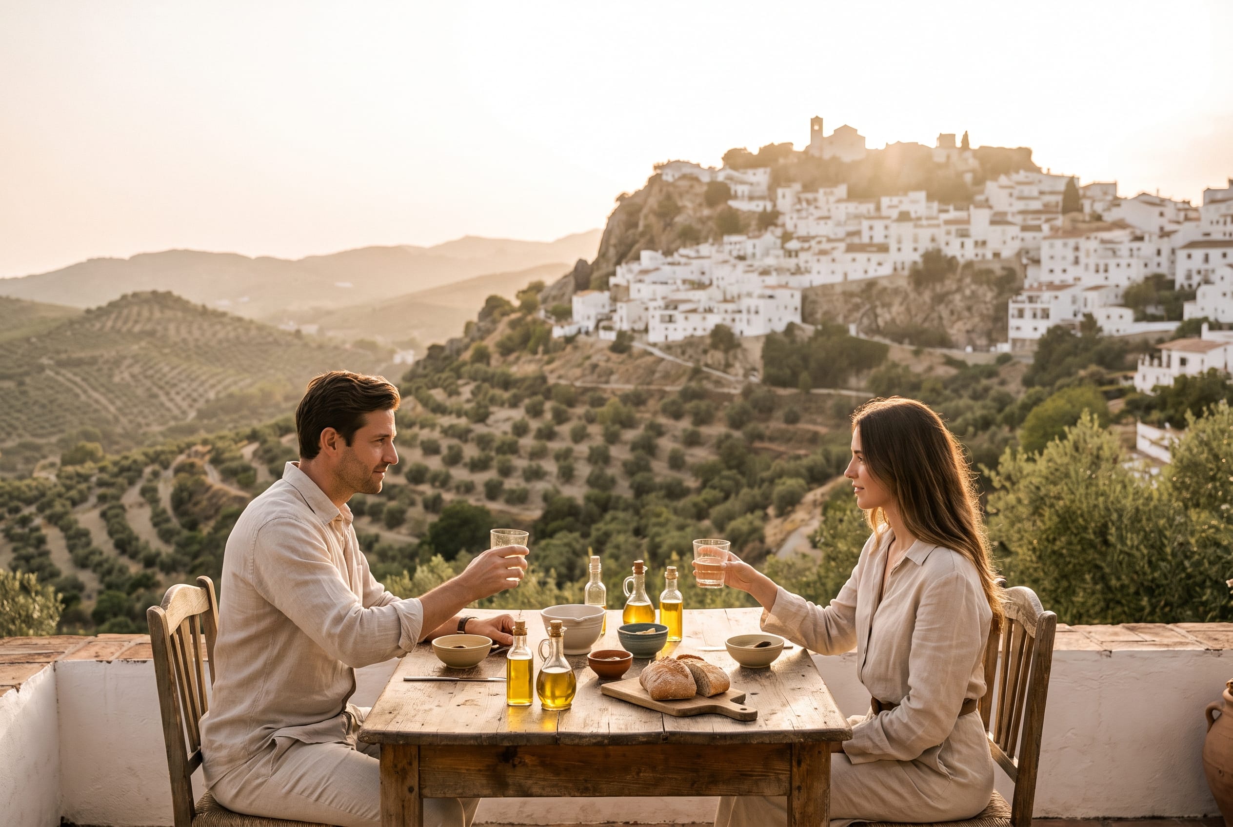 Casares, olive oil, stillness.