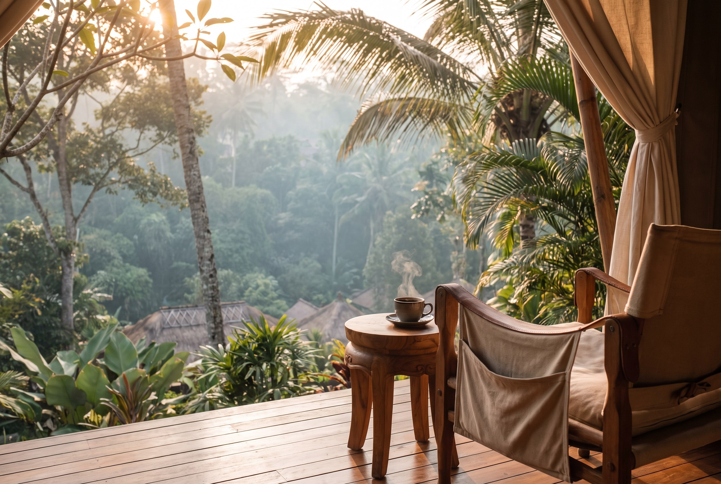 Ubud, in the canopy.