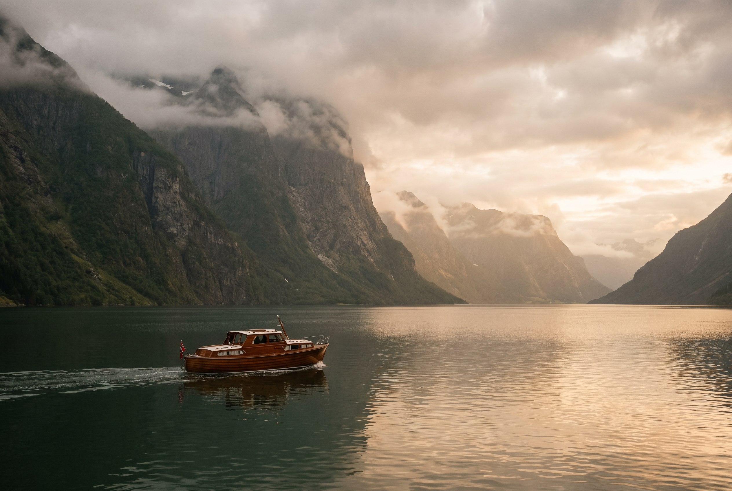 Arrive only by water.
