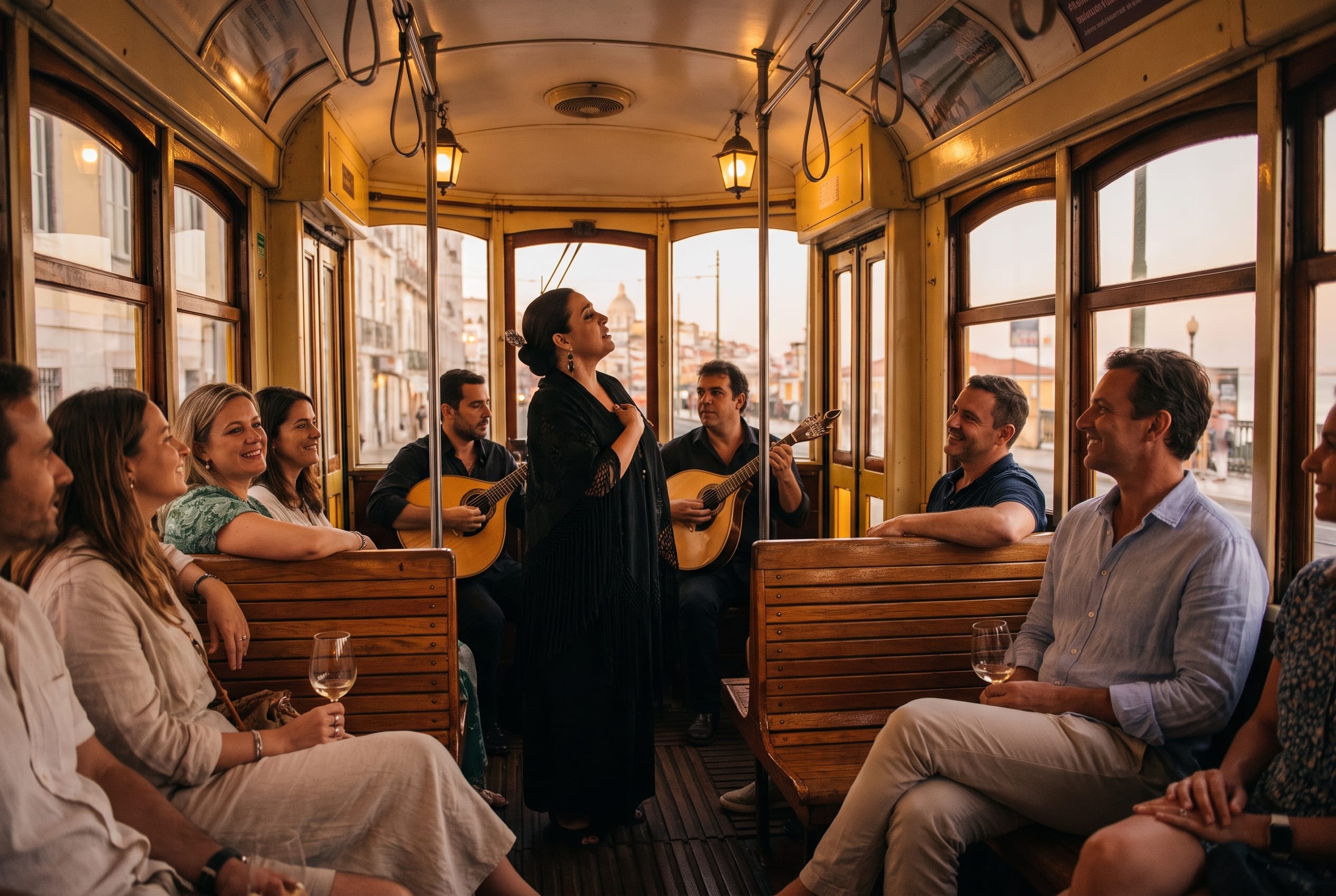 Fado on a private tram.