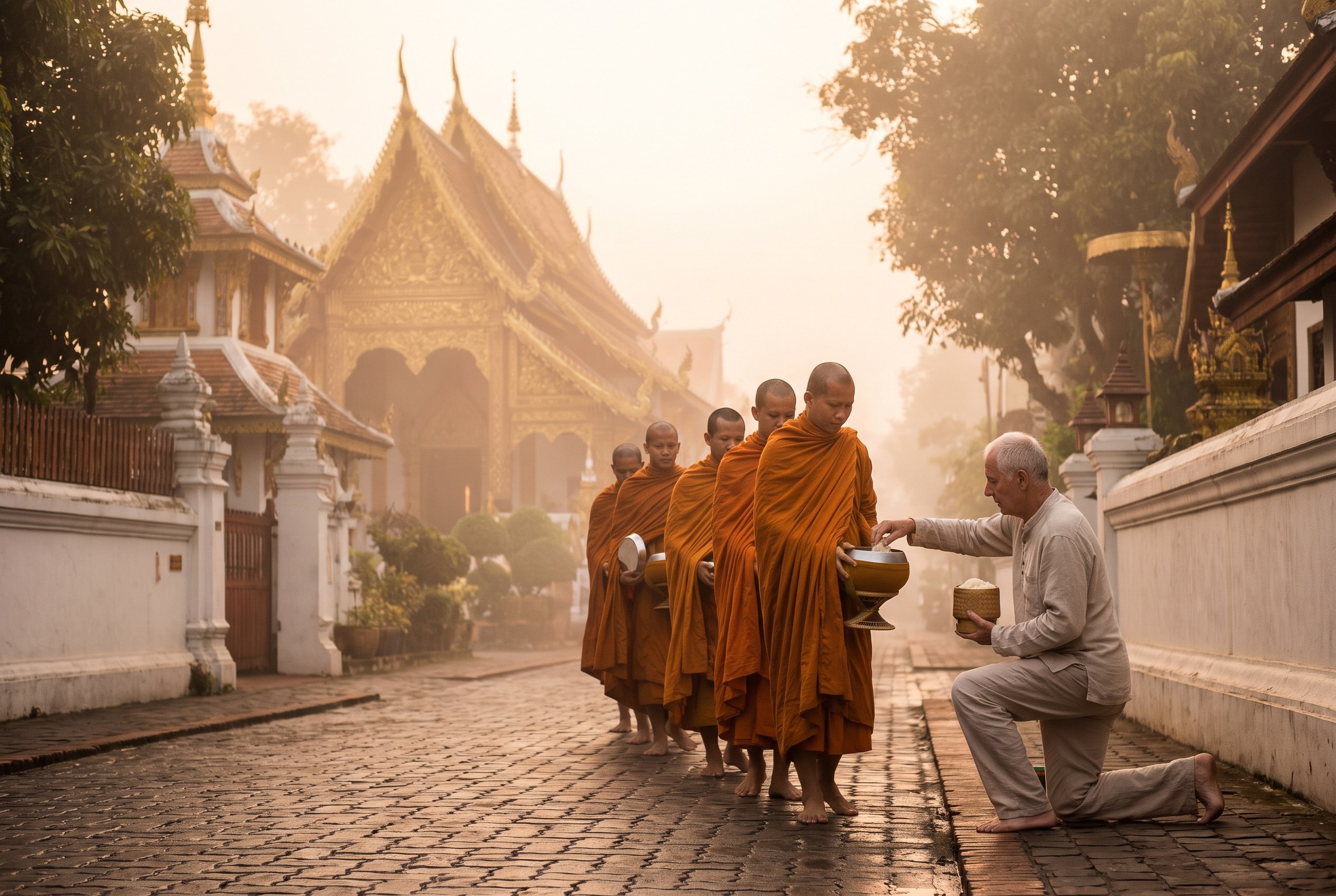 Saffron at first light.