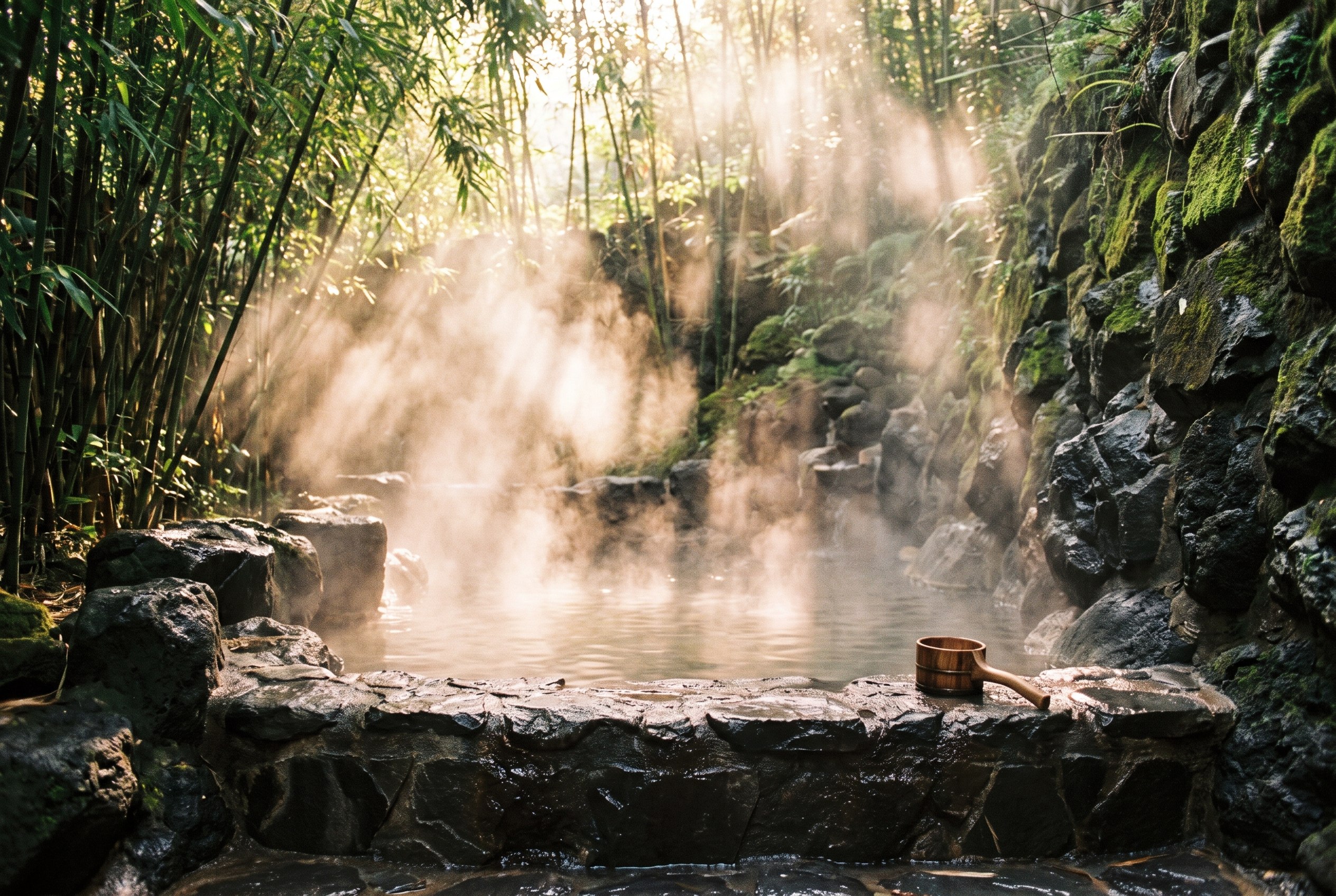 Springs at the volcano’s edge.